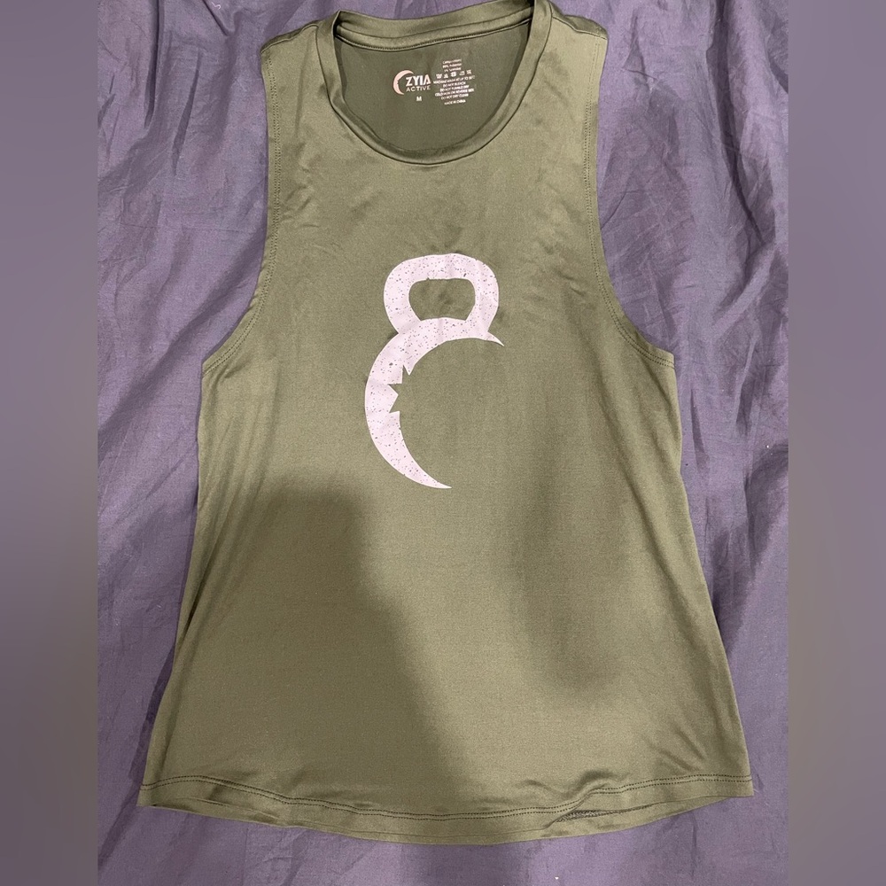 ZYIA Olive Green Kettle Moon Tank